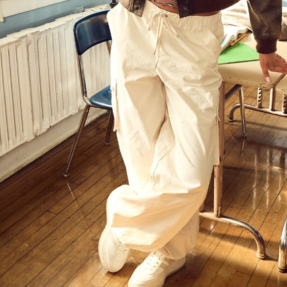 Madden Girl Men's Cream Cargo Pants